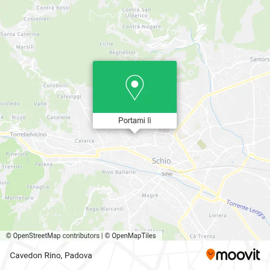 Mappa Cavedon Rino
