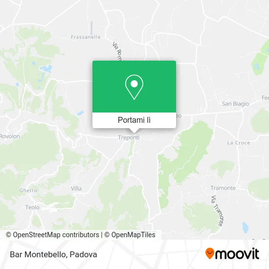 Mappa Bar Montebello