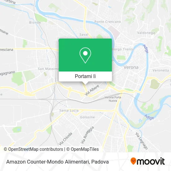 Mappa Amazon Counter-Mondo Alimentari