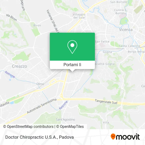 Mappa Doctor Chiropractic U.S.A.