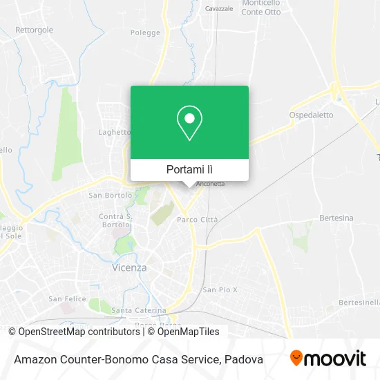 Mappa Amazon Counter-Bonomo Casa Service