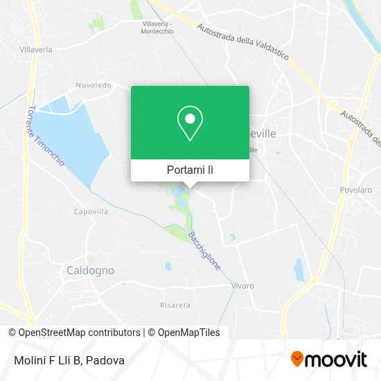 Mappa Molini F Lli B