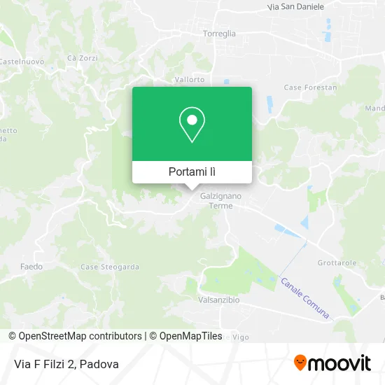 Mappa Via F  Filzi  2