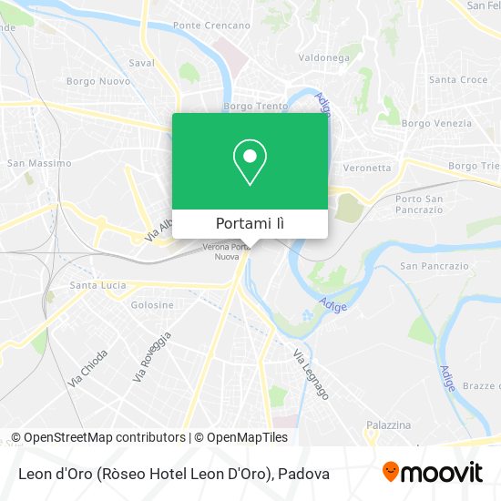 Mappa Leon d'Oro (Ròseo Hotel Leon D'Oro)