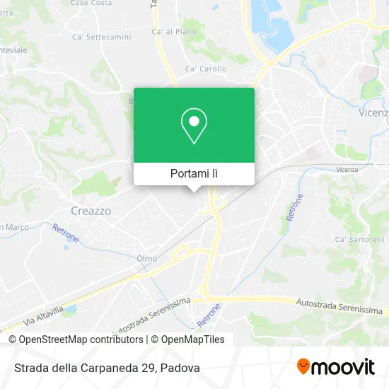 Mappa Strada della Carpaneda  29