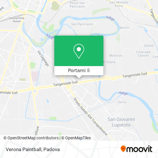 Mappa Verona Paintball