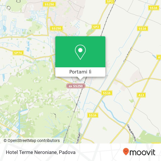 Mappa Hotel Terme Neroniane