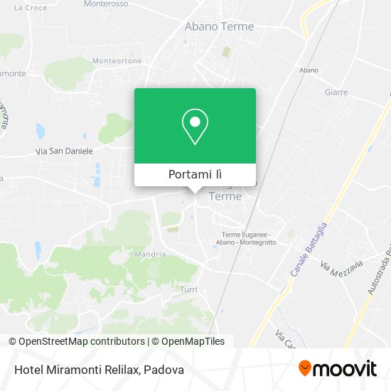 Mappa Hotel Miramonti Relilax