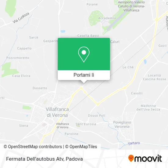 Mappa Fermata Dell'autobus Atv