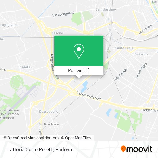 Mappa Trattoria Corte Peretti