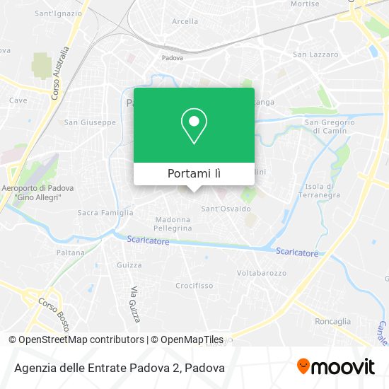 Mappa Agenzia delle Entrate Padova 2