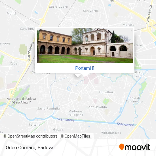 Mappa Odeo Cornaro