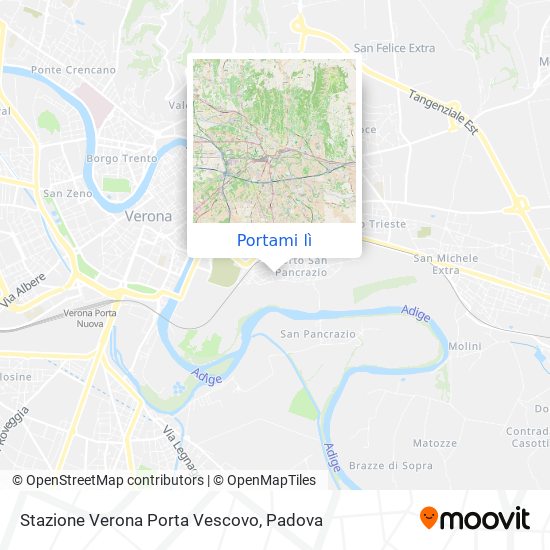 Mappa Stazione Verona Porta Vescovo