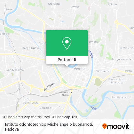 Mappa Istituto odontotecnico Michelangelo buonarroti