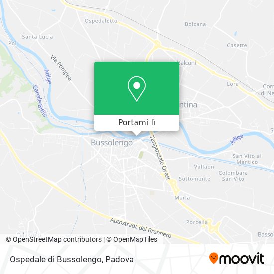 Mappa Ospedale di Bussolengo