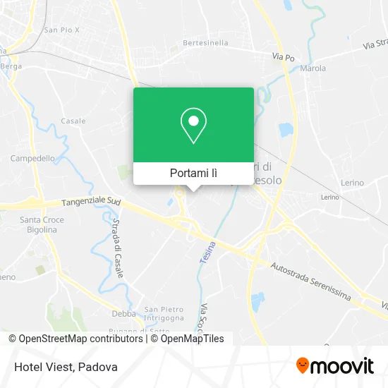 Mappa Hotel Viest