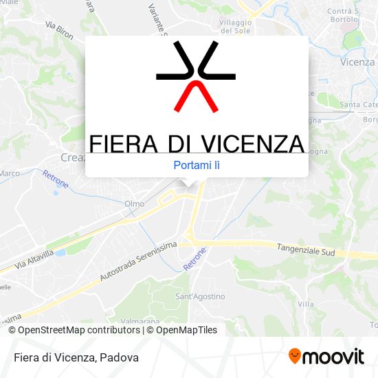 Mappa Fiera di Vicenza