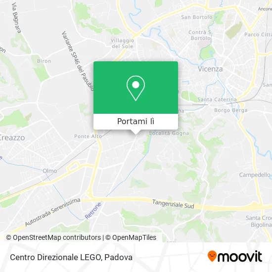 Mappa Centro Direzionale LEGO