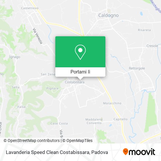 Mappa Lavanderia Speed Clean Costabissara