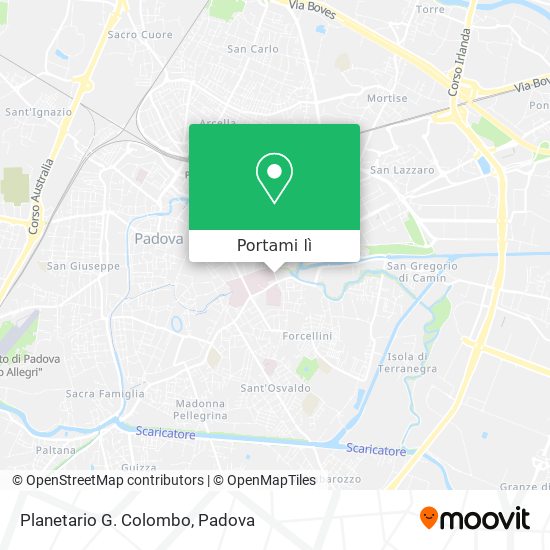Mappa Planetario G. Colombo