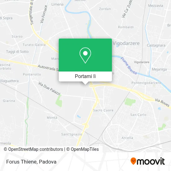 Mappa Forus Thiene