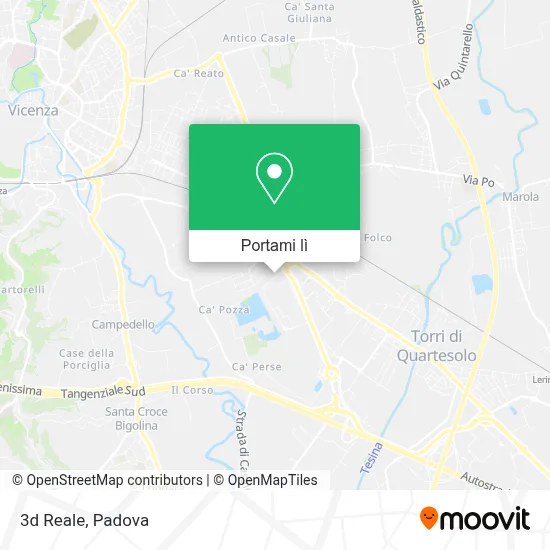 Mappa 3d Reale