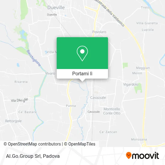 Mappa Al.Go.Group Srl