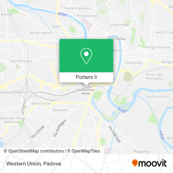 Mappa Western Union