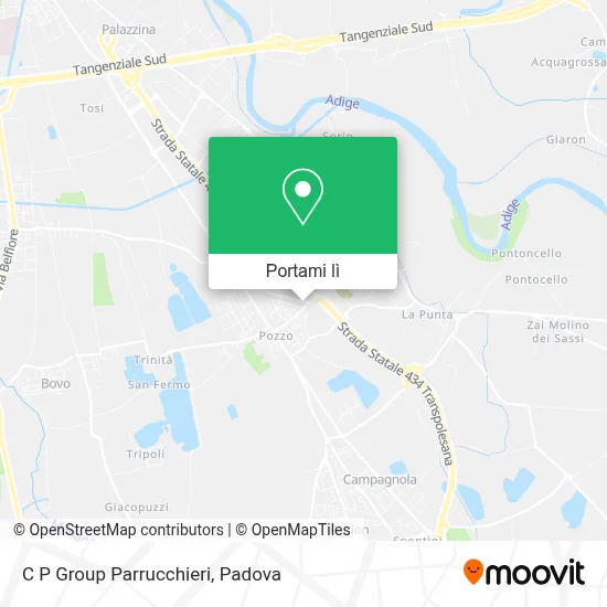 Mappa C P Group Parrucchieri