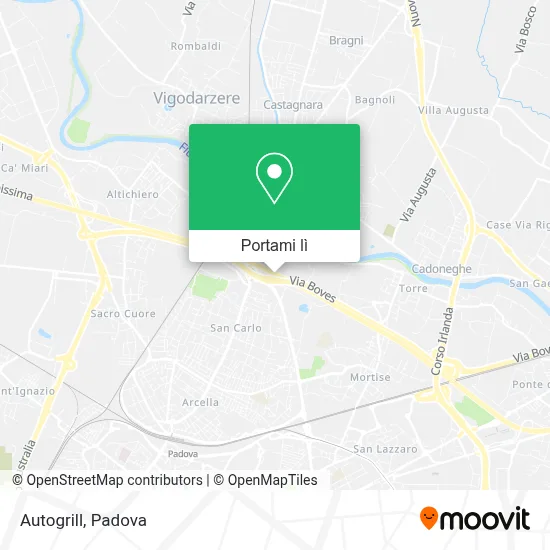 Mappa Autogrill