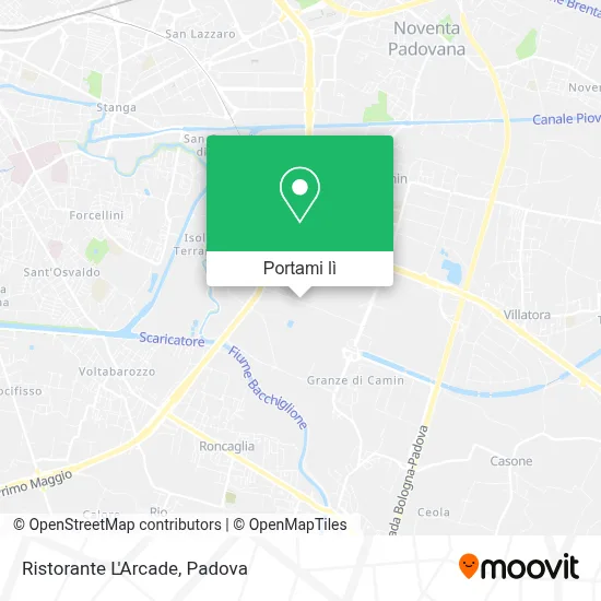 Mappa Ristorante L'Arcade