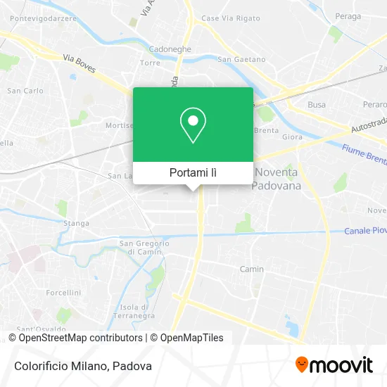Mappa Colorificio Milano