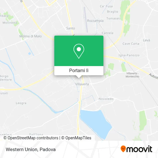Mappa Western Union