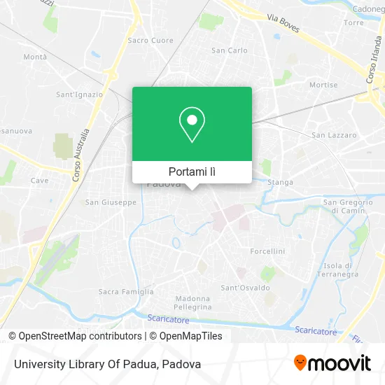 Mappa University Library Of Padua