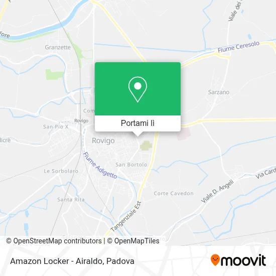 Mappa Amazon Locker - Airaldo