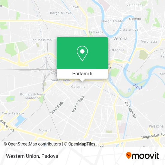 Mappa Western Union