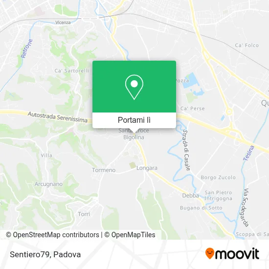Mappa Sentiero79