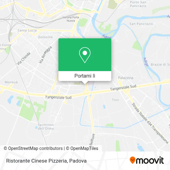 Mappa Ristorante Cinese Pizzeria