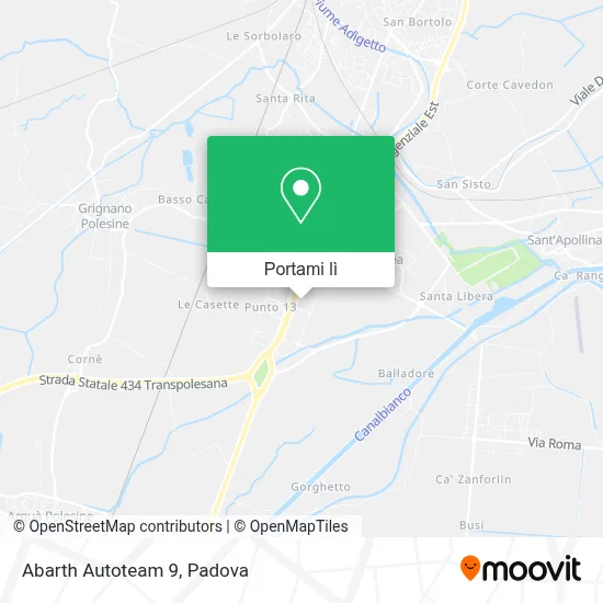 Mappa Abarth Autoteam 9