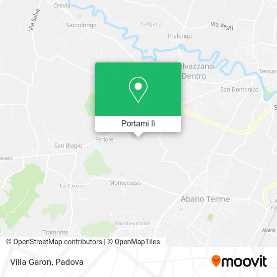 Mappa Villa Garon