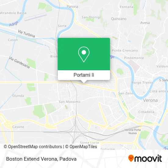Mappa Boston Extend Verona