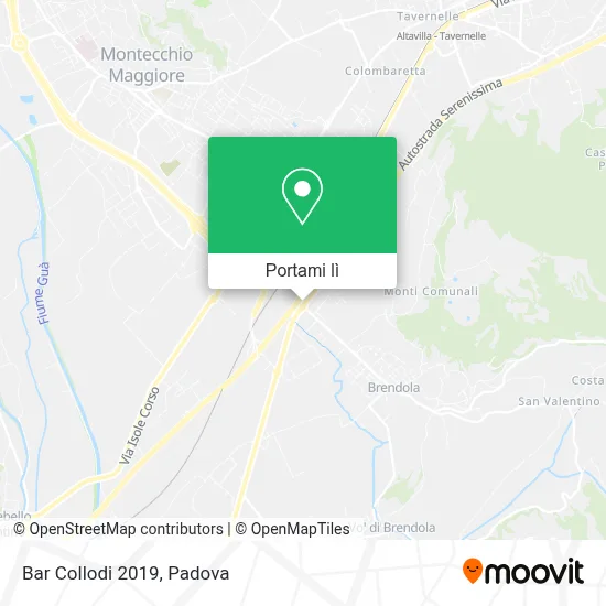 Mappa Bar Collodi 2019
