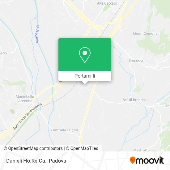 Mappa Danieli Ho.Re.Ca.
