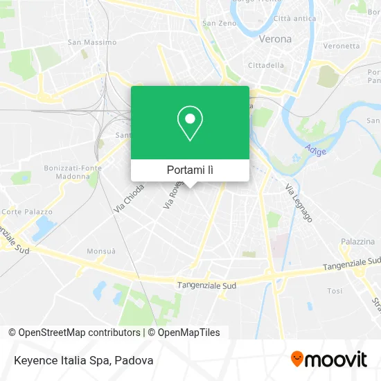 Mappa Keyence Italia Spa