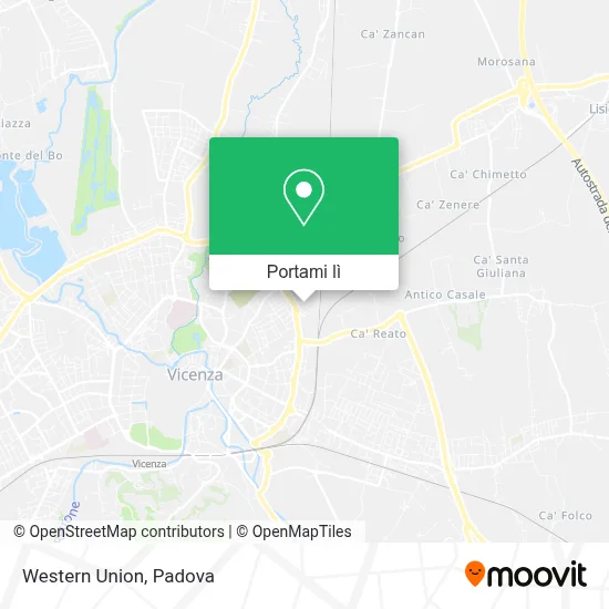 Mappa Western Union