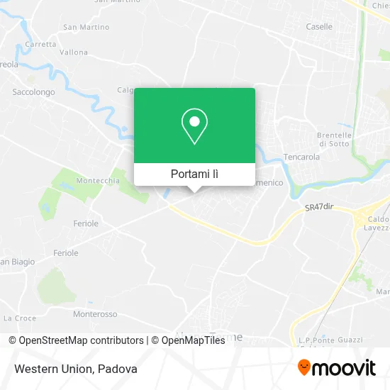 Mappa Western Union
