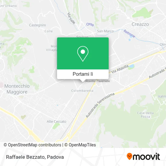 Mappa Raffaele Bezzato