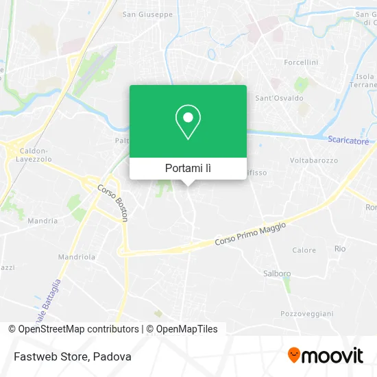 Mappa Fastweb Store