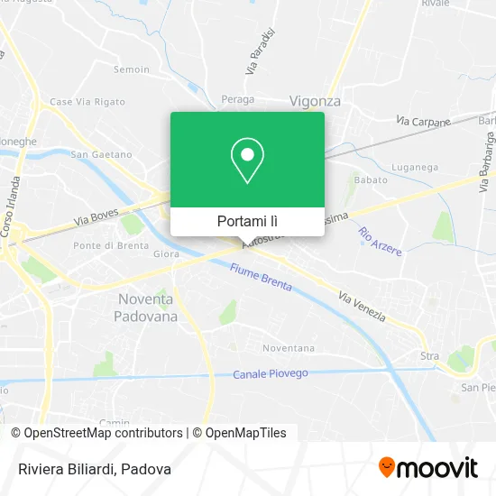 Mappa Riviera Biliardi