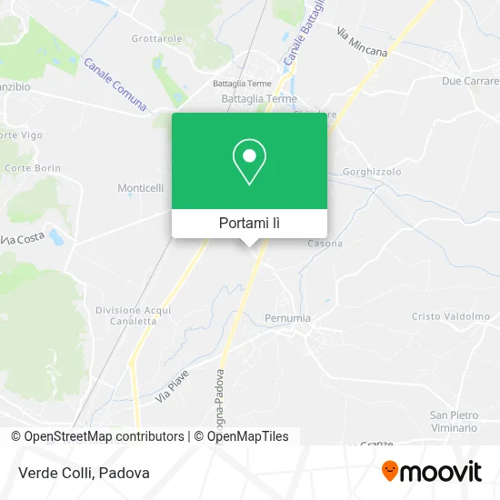 Mappa Verde Colli
